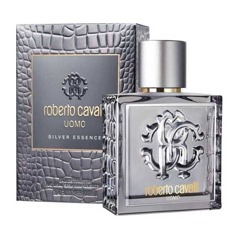 Roberto Cavalli Uomo Silver Essence Eau De Toilette For Men 100ml photo