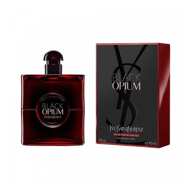 Yves Saint Laurent Black Opium Eau De Parfum Over Red For Women 90ml photo